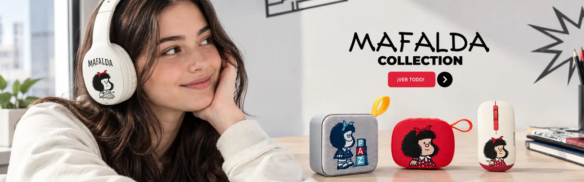 Nueva coleccion de Mafalda en tecnologia