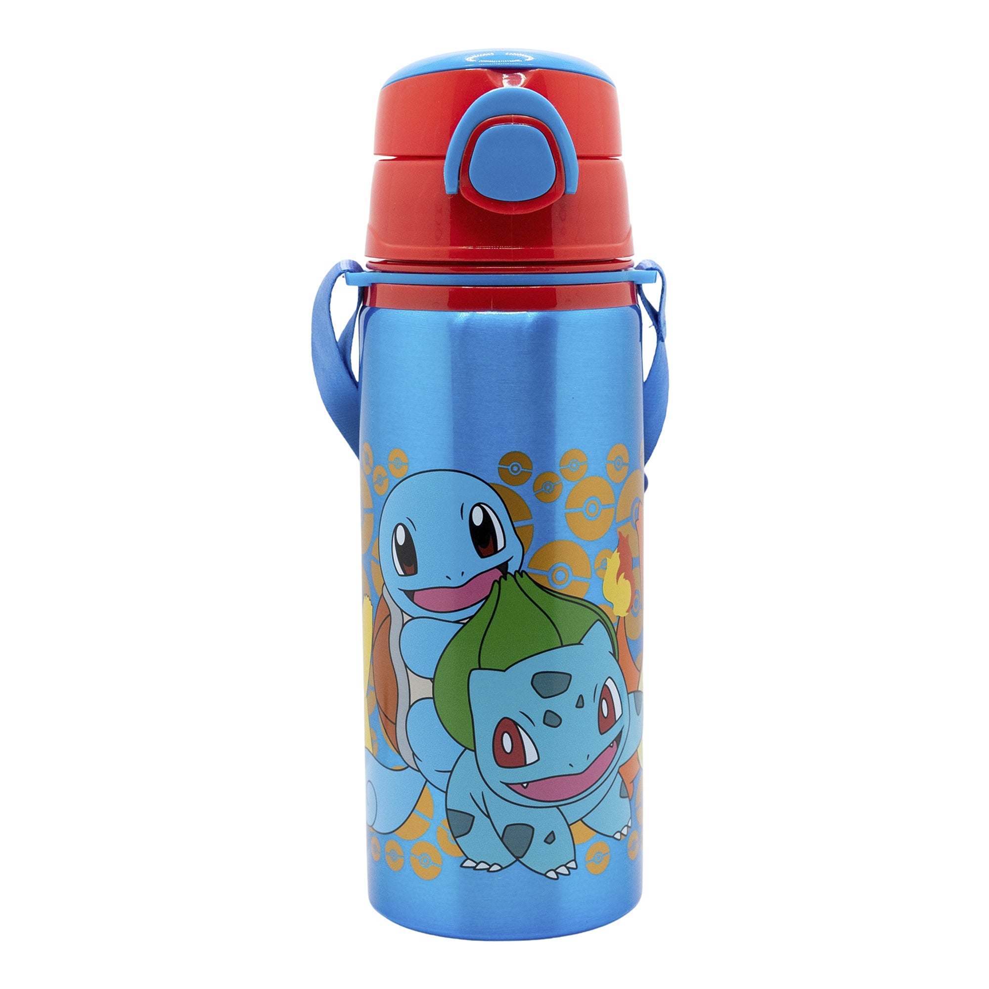 STOR ALUMINIUM POP UP BOTTLE WITH STRAP 730 ML POKEMON