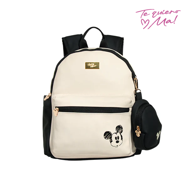 MINIMOCHILA MICKEY MOUSE BLACK & WHITE