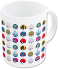 Taza Cerámica Pokémon All Pokeballs Ever 11oz Colección