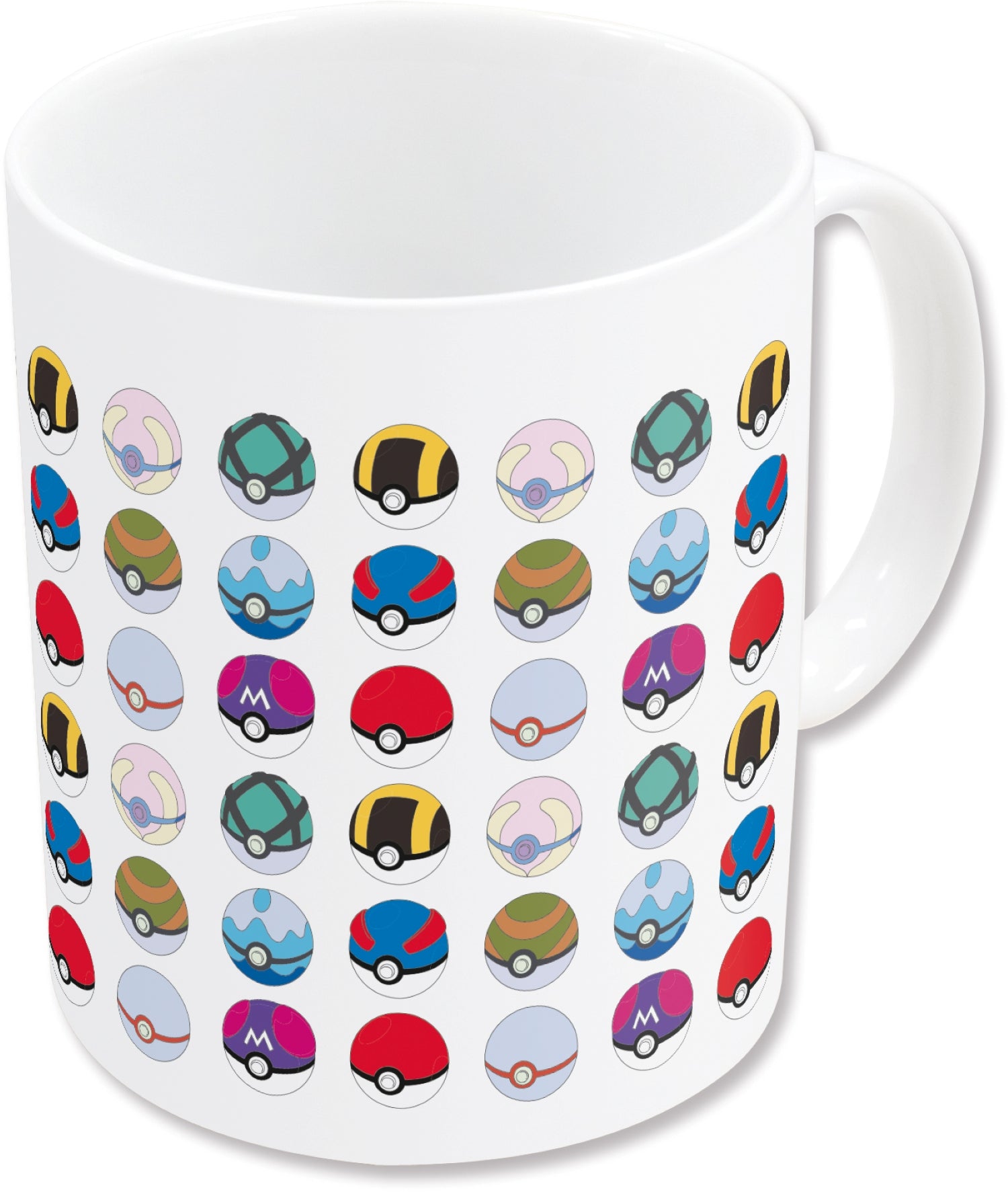 Taza Cerámica Pokémon All Pokeballs Ever 11oz Colección