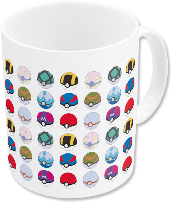 Taza Cerámica Pokémon All Pokeballs Ever 11oz Colección
