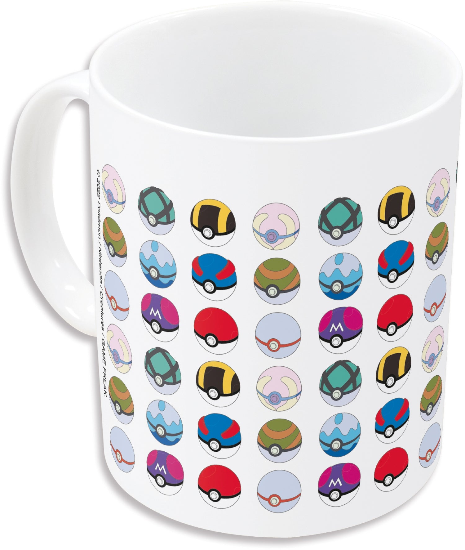 Taza Cerámica Pokémon All Pokeballs Ever 11oz Colección