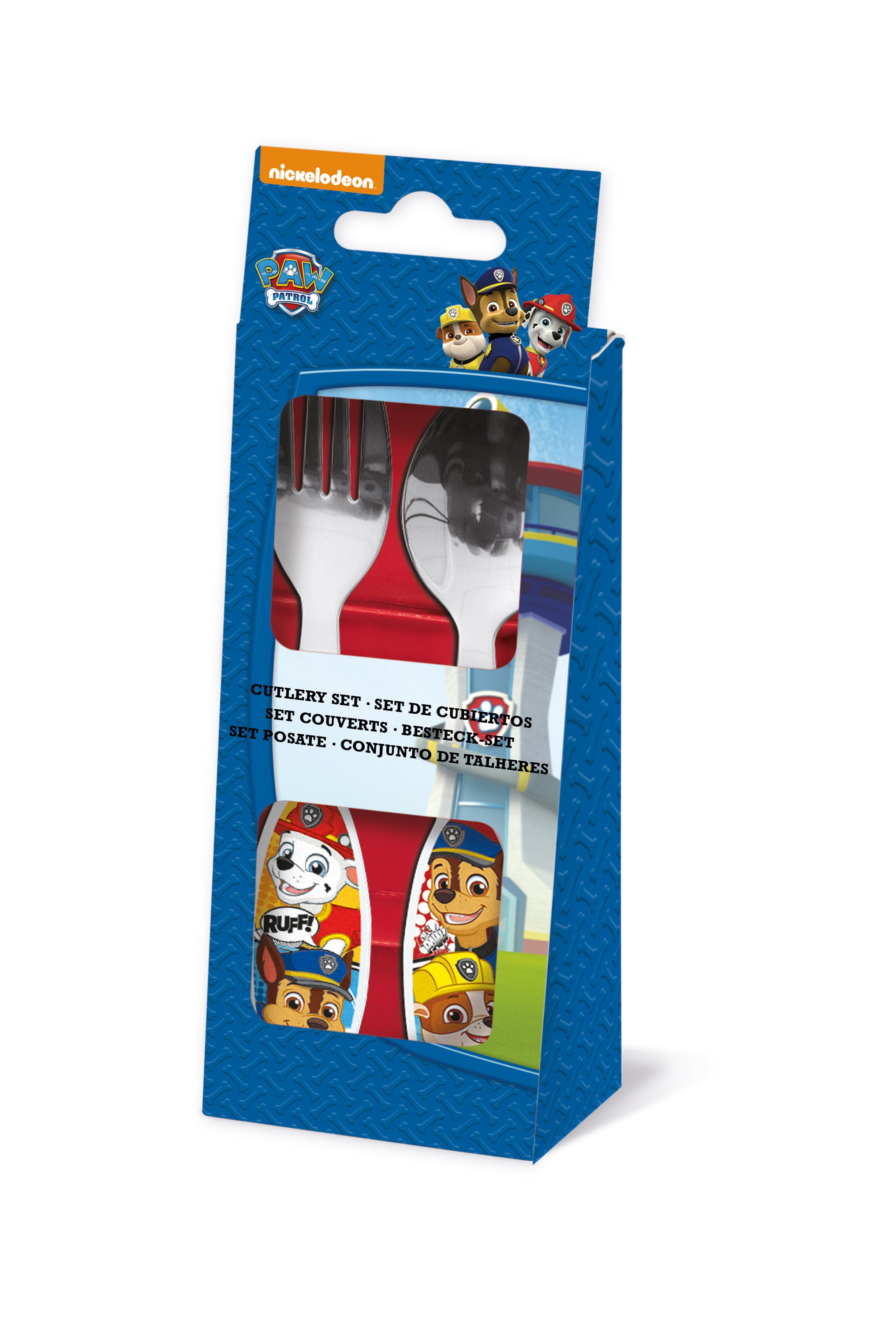 STOR SET CUBIERTOS METALICOS 2 UDS PAW PATROL BOY