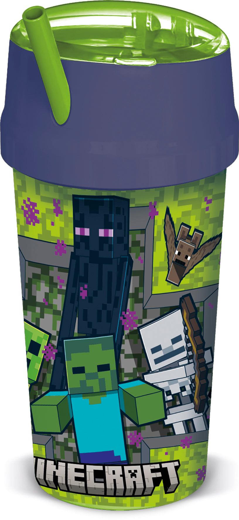STOR ASKER SNACK TUMBLER 465 ML MINECRAFT CORE24