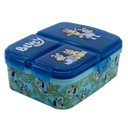 Stor XL Multi Compartment Rectangular Sandwich Box Bluey
