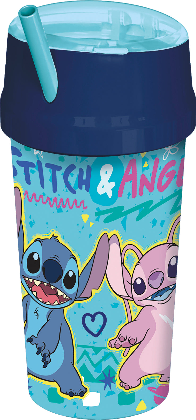 STOR ASKER SNACK TUMBLER 465 ML STITCH DRAWING