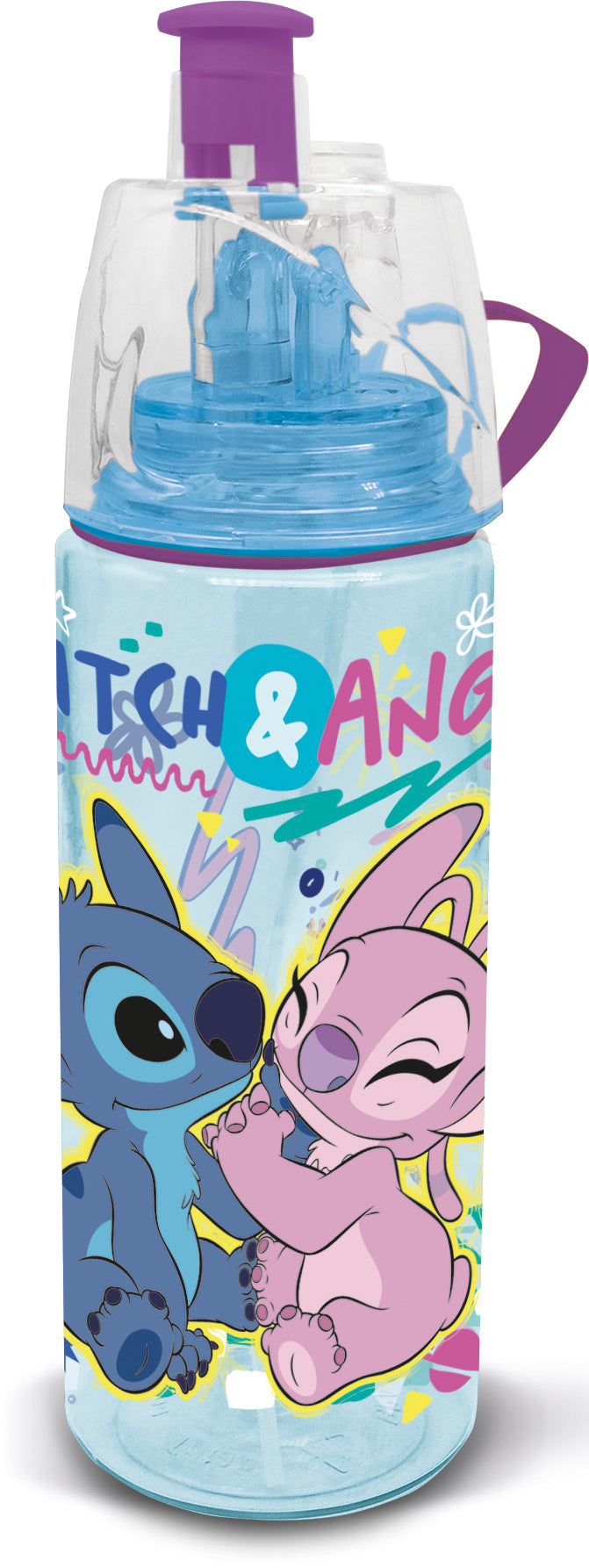 STOR SPRAYER DRINK BOTTLE 575 ML STITCH DRAWING
