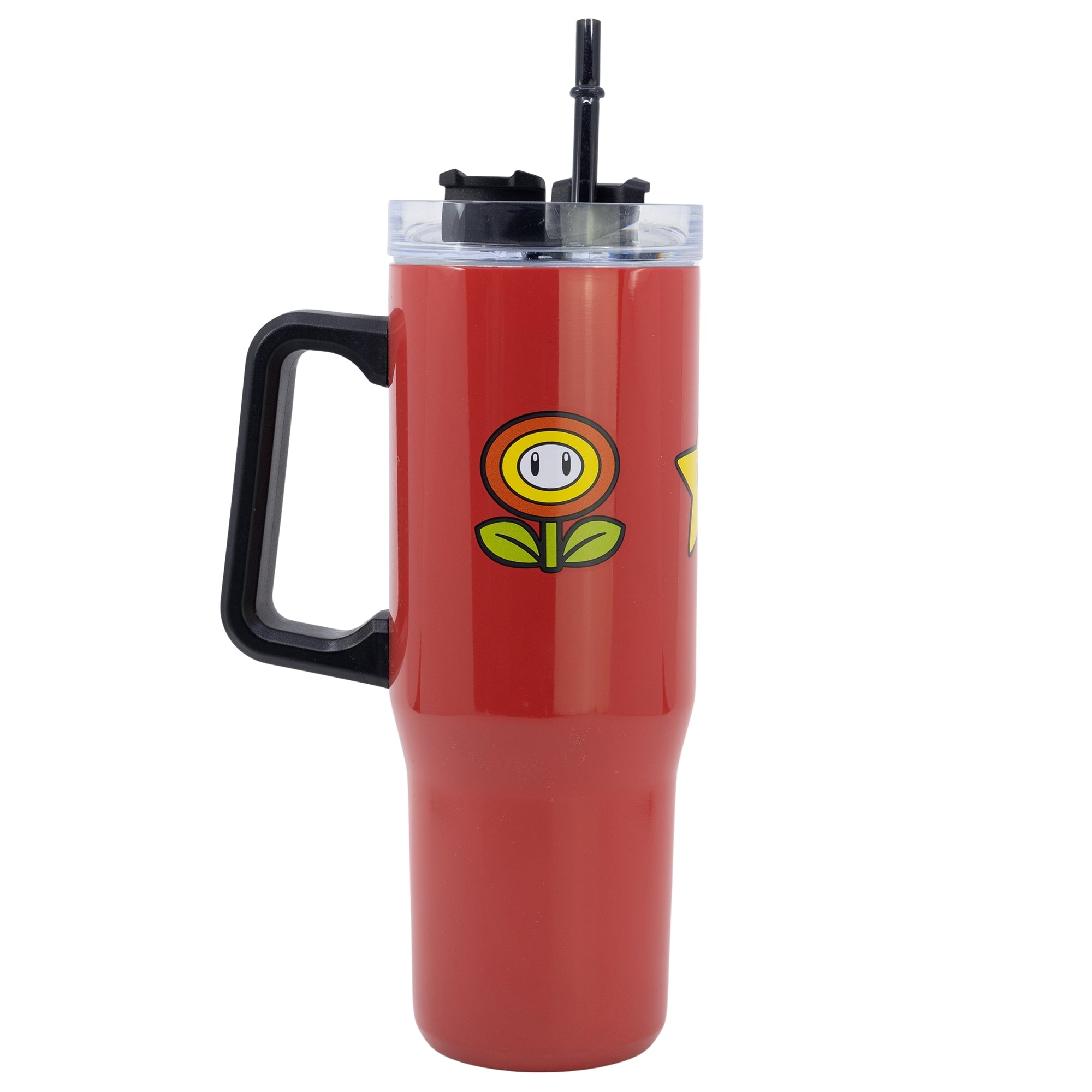 Mug Térmico XL Mario Bros Acero Inoxidable 1165ml con Tapa