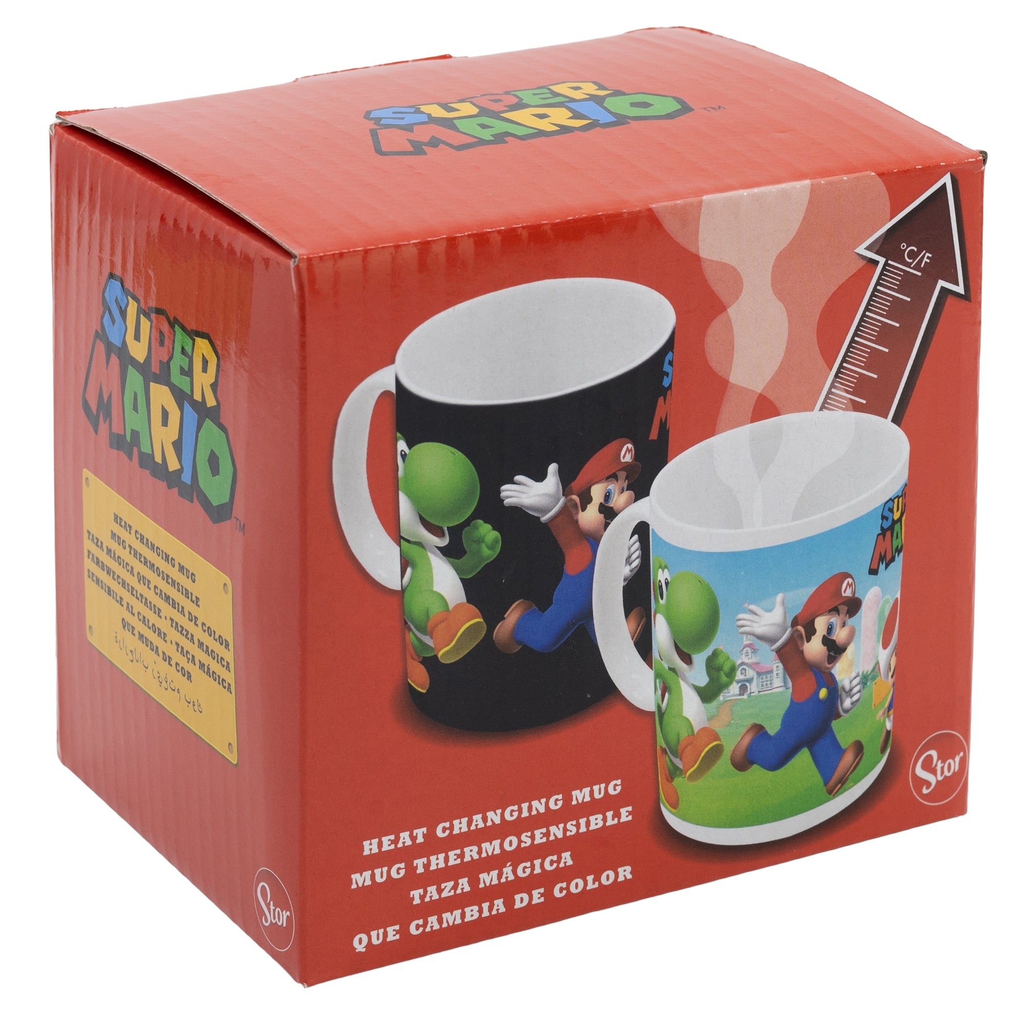SET MUG 330 ML SUPER MARIO TAZA MAGICA