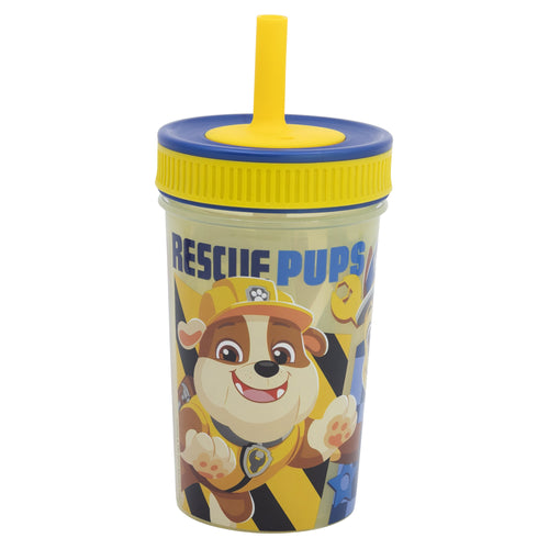 Stor Leak Proof Silicone Straw Tumbler Paw Patrol Boy Rescue Pups