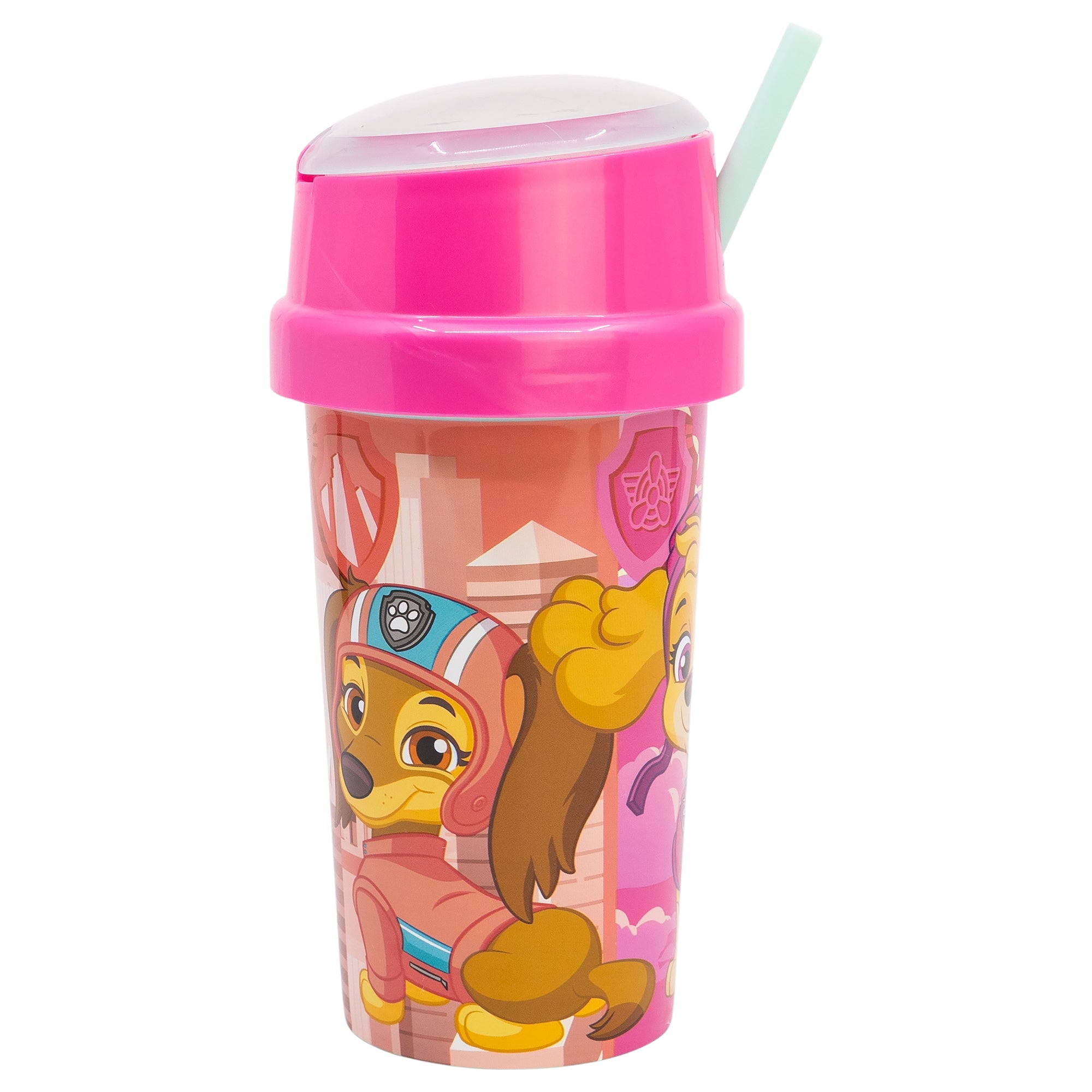 STOR ASKER SNACK TUMBLER 465 ML PAW PATROL GIRL SUPERPOWERS
