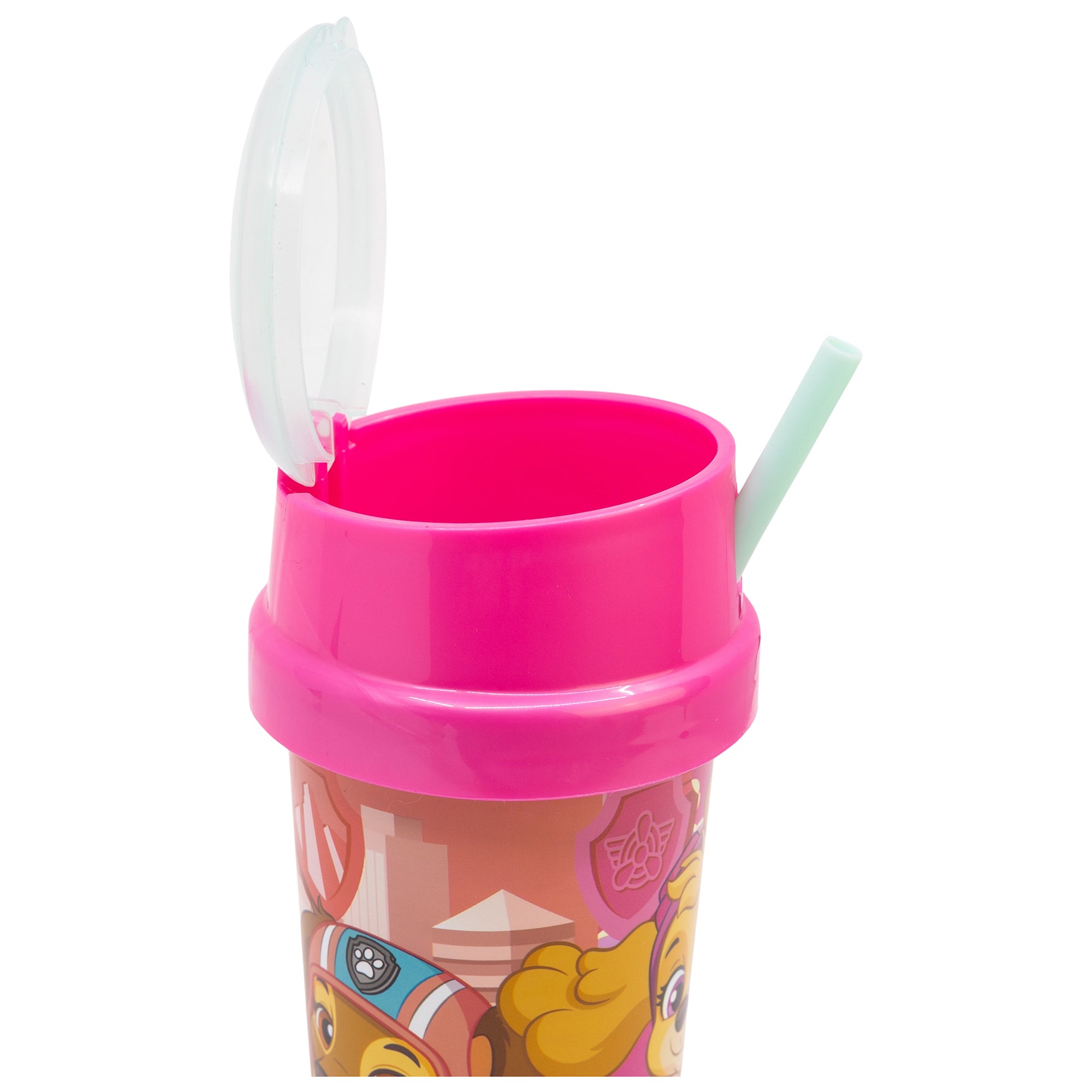 STOR ASKER SNACK TUMBLER 465 ML PAW PATROL GIRL SUPERPOWERS