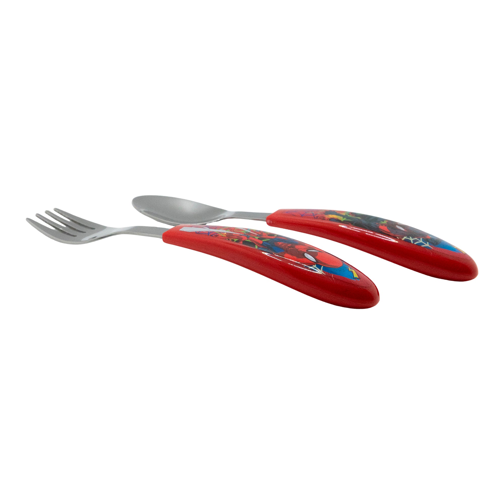 CUBIERTOS METALICOS 2PCS SPIDERMAN