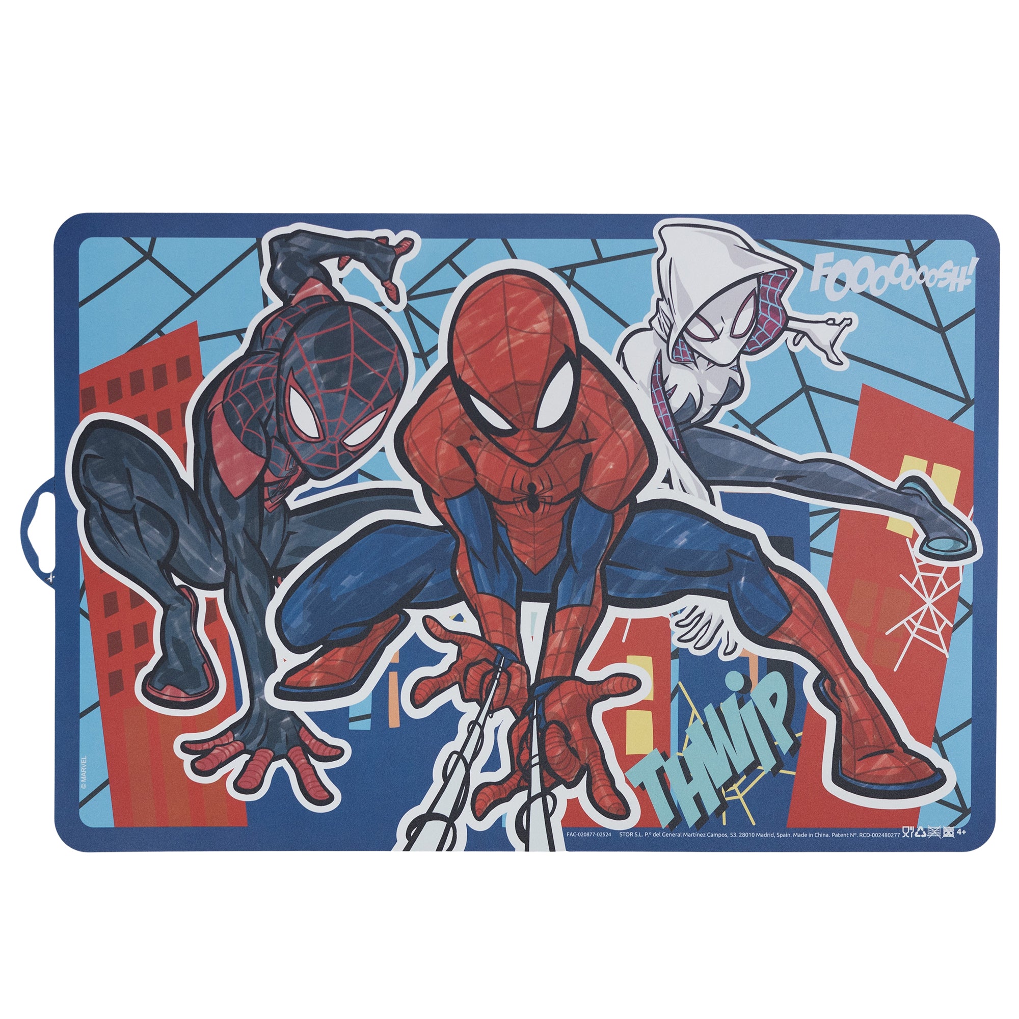 STOR MANTEL INDIVIDUAL SPIDERMAN