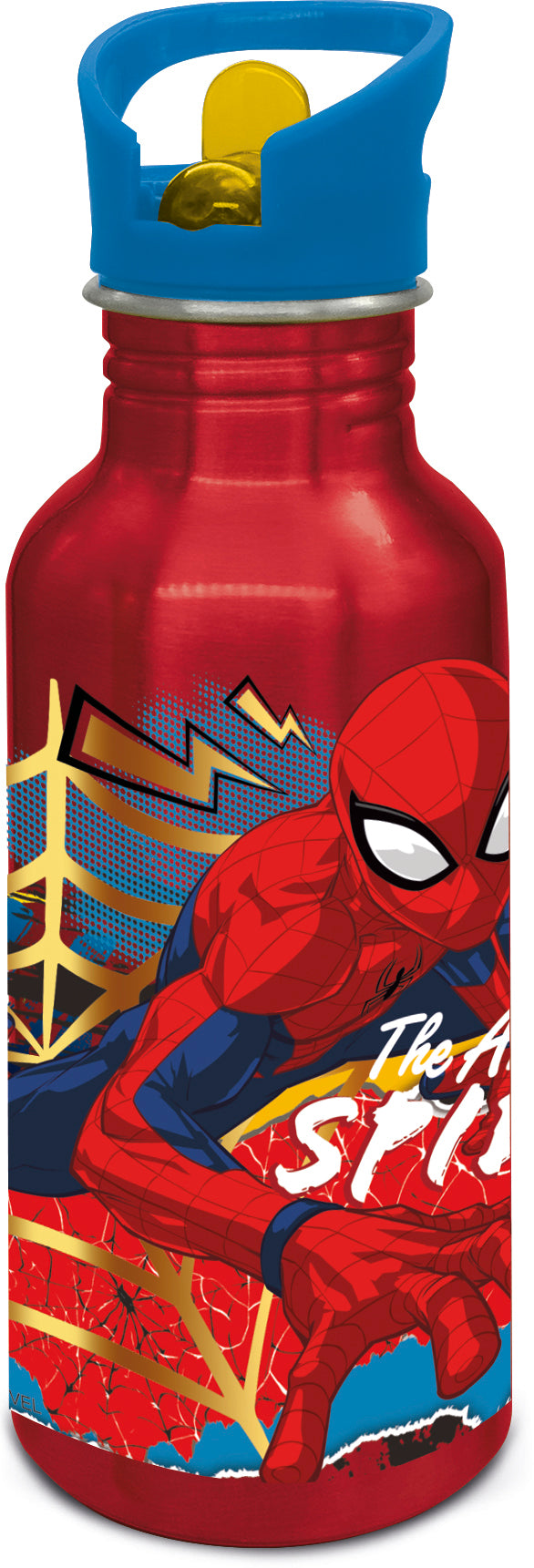 STOR NEVADA ALUMINIUM SIPPER BOTTLE 545 ML SPIDERMAN