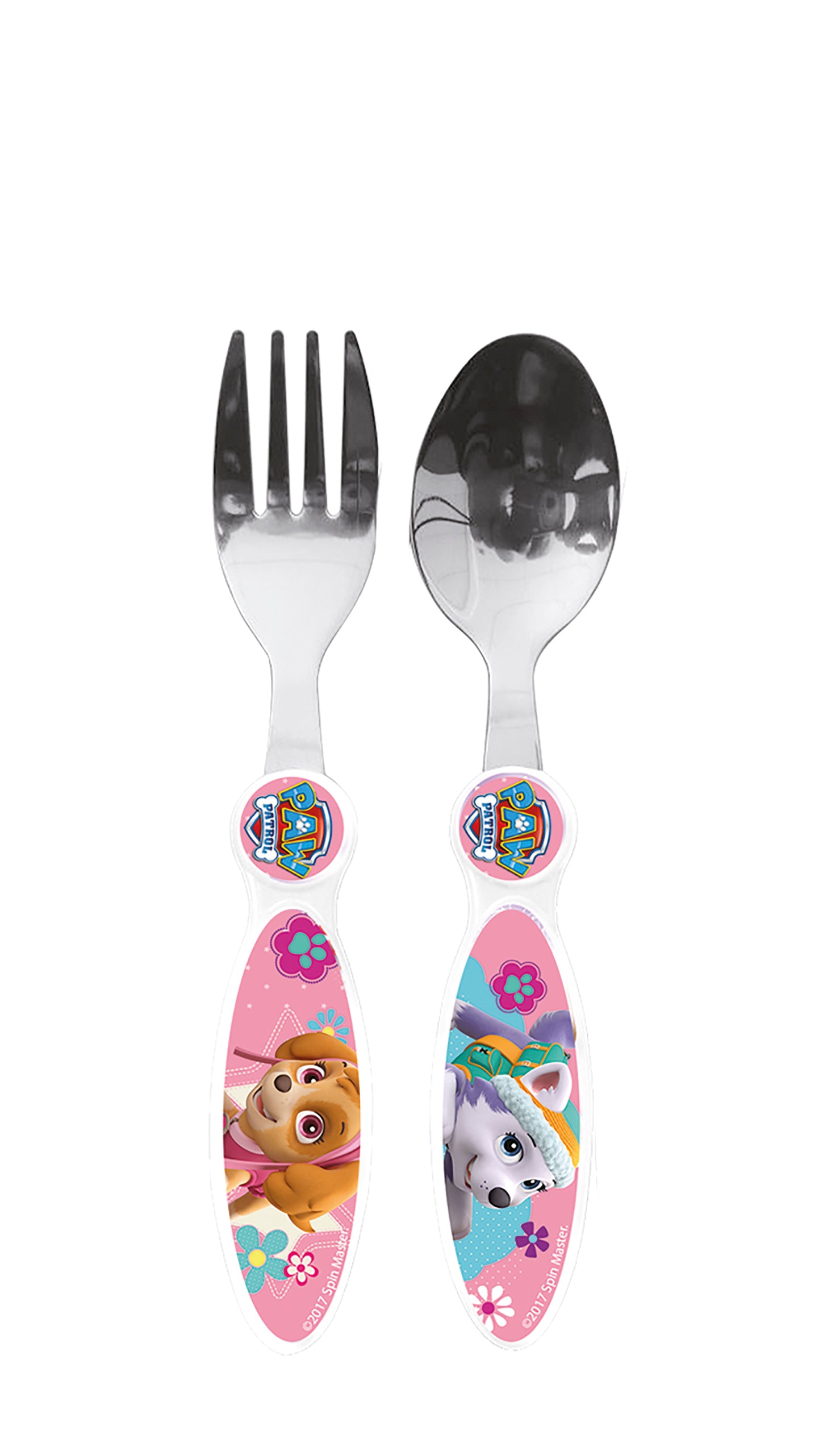 CUBIERTOS METALICOS 2PCS PAW PATROL GIRL