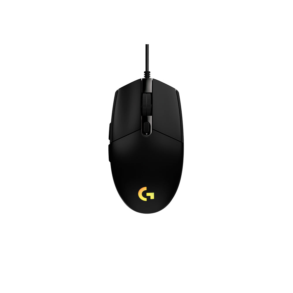 MOUSE LOGITECH G203 LIGHTSYNC OPTICAL 8000 DPI RGB BLACK (910-005790)-P