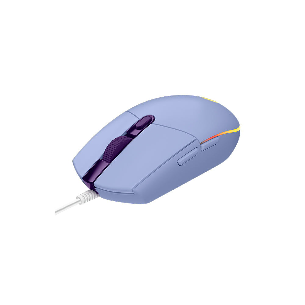 MOUSE LOGITECH G203 LIGHTSYNC OPTICAL 8000 DPI RGB LILA (910-005851)-P