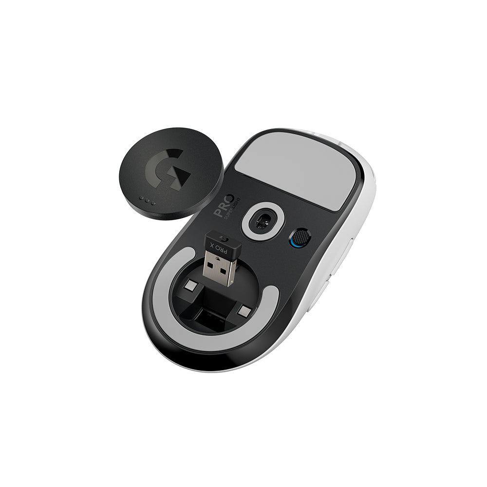 MOUSE LOGITECH G PRO X SUPERLIGHT WIRELESS LIGHTSPEED HERO 25K WHITE (910-005940)-P