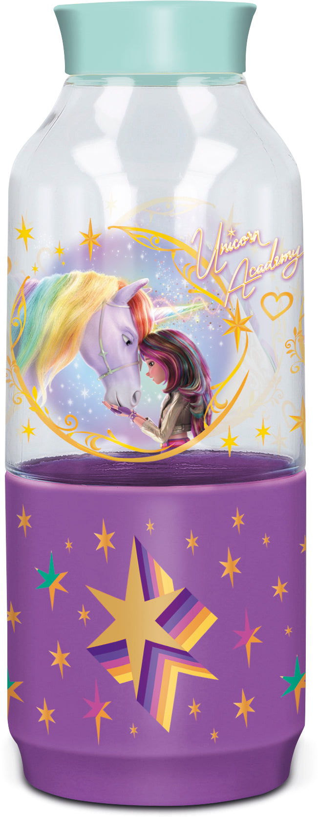 BOTELLA SNACK TRITAN UNICORN ACADEMY