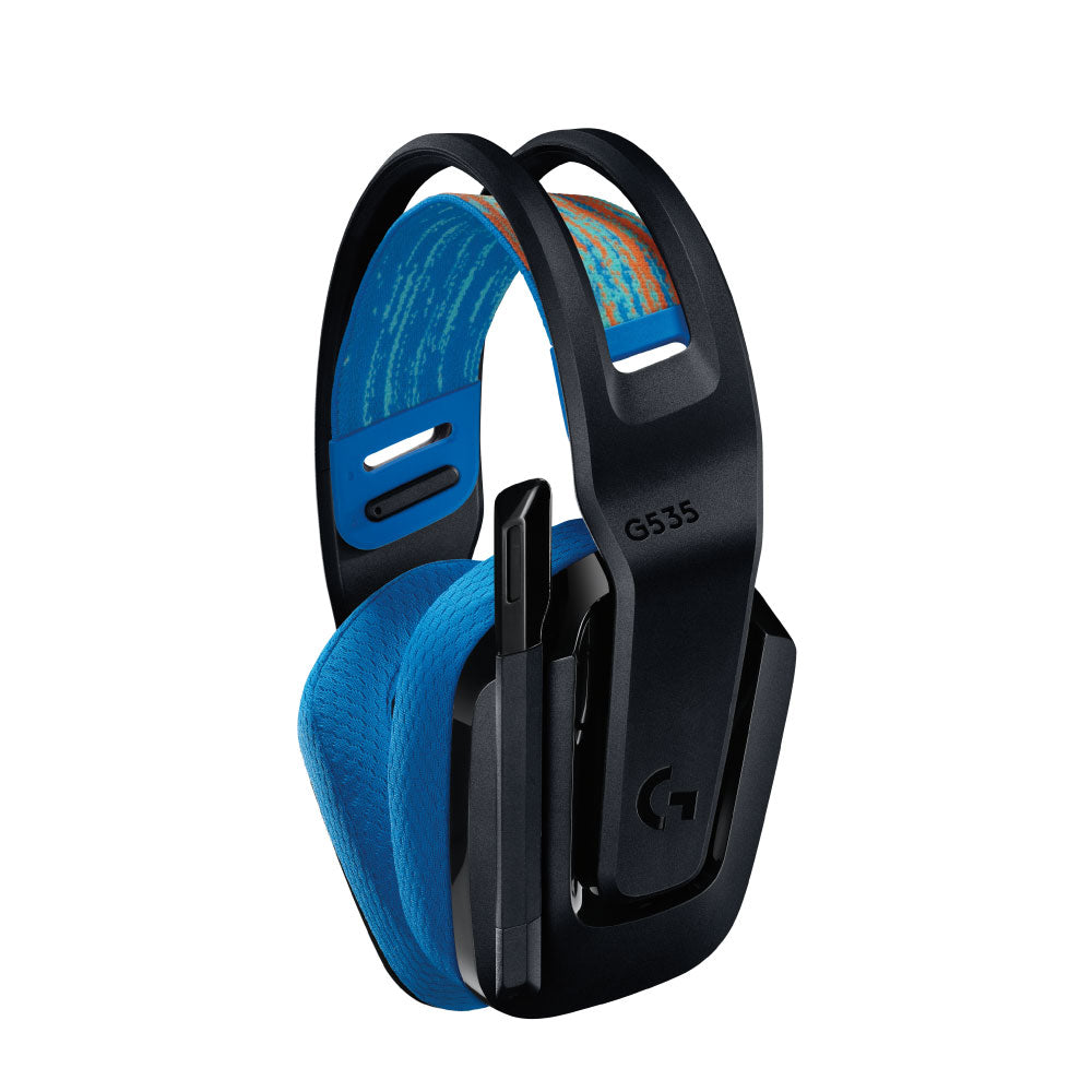 Audífono con Micrófono Logitech G535 Lightspeed para PS5 PS4 y PC Wireless Color Black Blue
