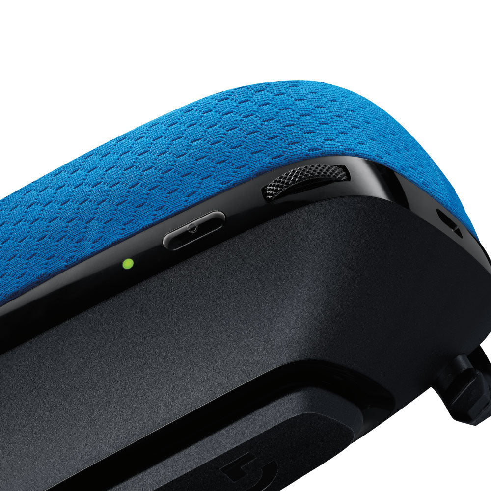 Audífono con Micrófono Logitech G535 Lightspeed para PS5 PS4 y PC Wireless Color Black Blue
