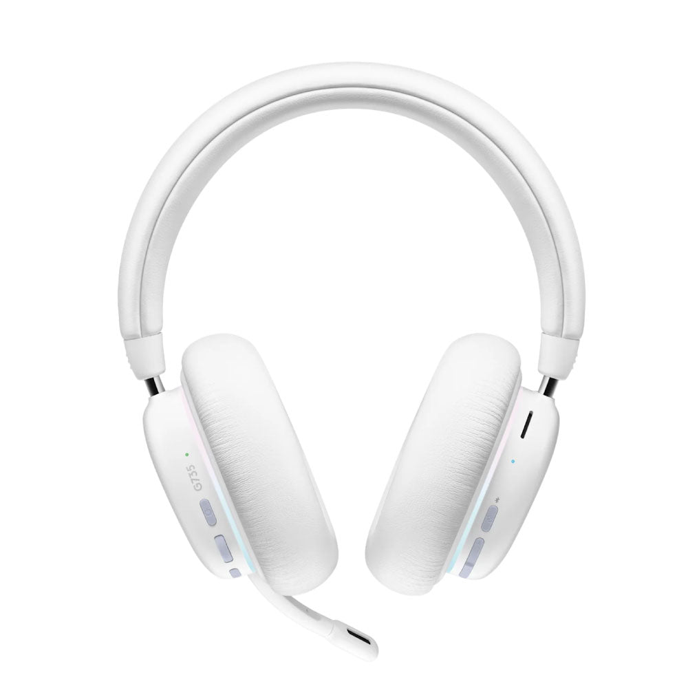 AUDIFONO C/MICROF. LOGITECH G735 LIGHTSPEED/BLUETOOTH RGB WHITE (981-001082) AURORA COLLECTION