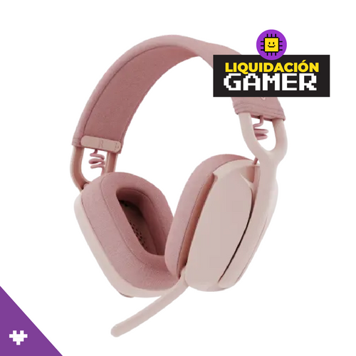 AUDIFONO C/MICROF. LOGITECH ZONE VIBE 100 BLUETOOTH ROSE
