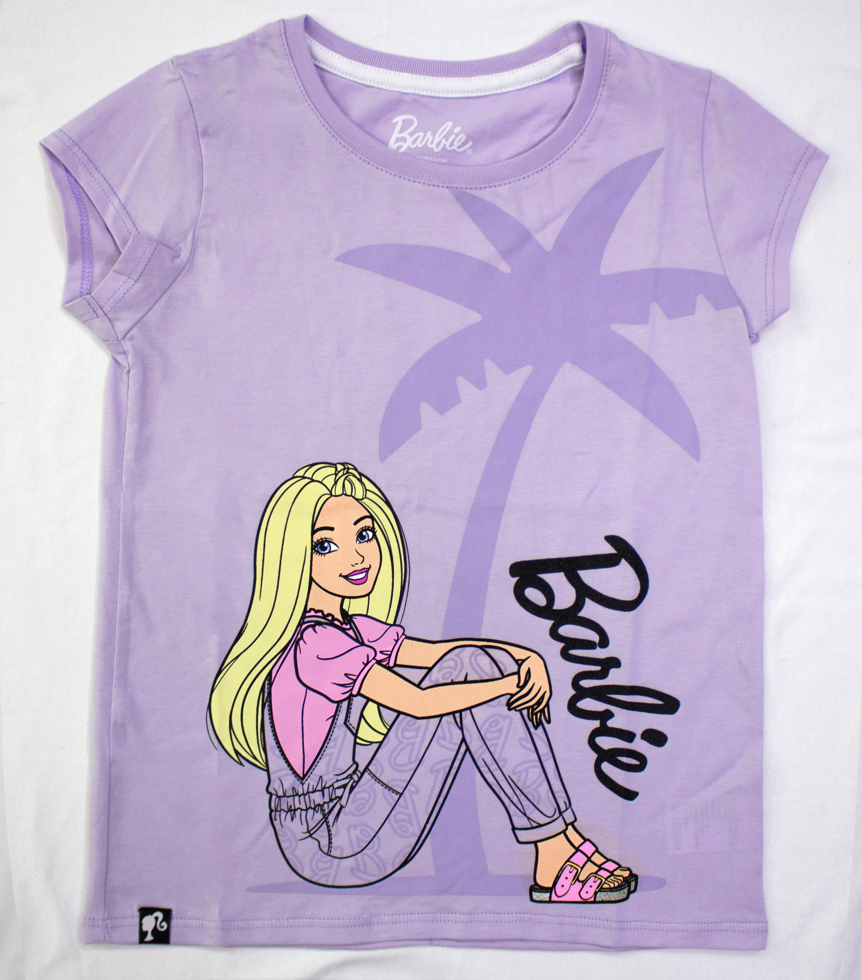 POLO BASICO MC BARBIE LILA