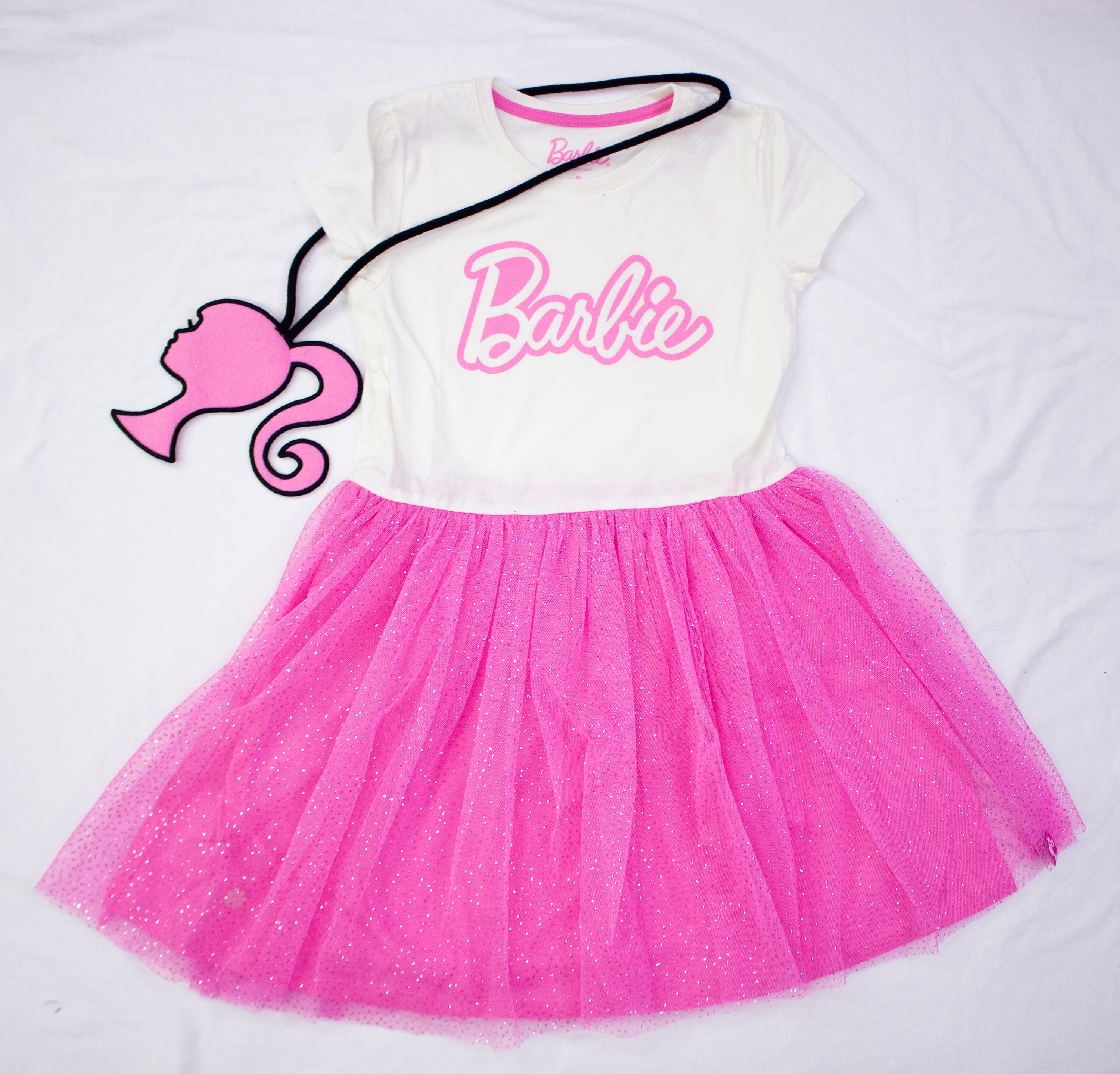 VESTIDO MODA BARBIE ROSADO