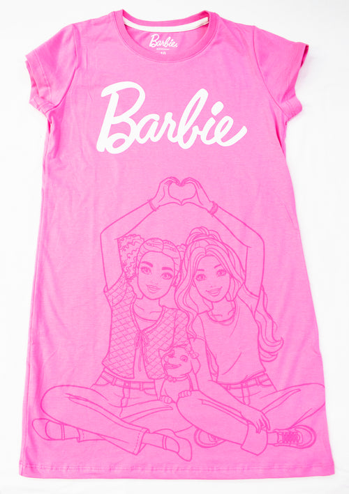 Pijama Camisón Barbie Color Chicle