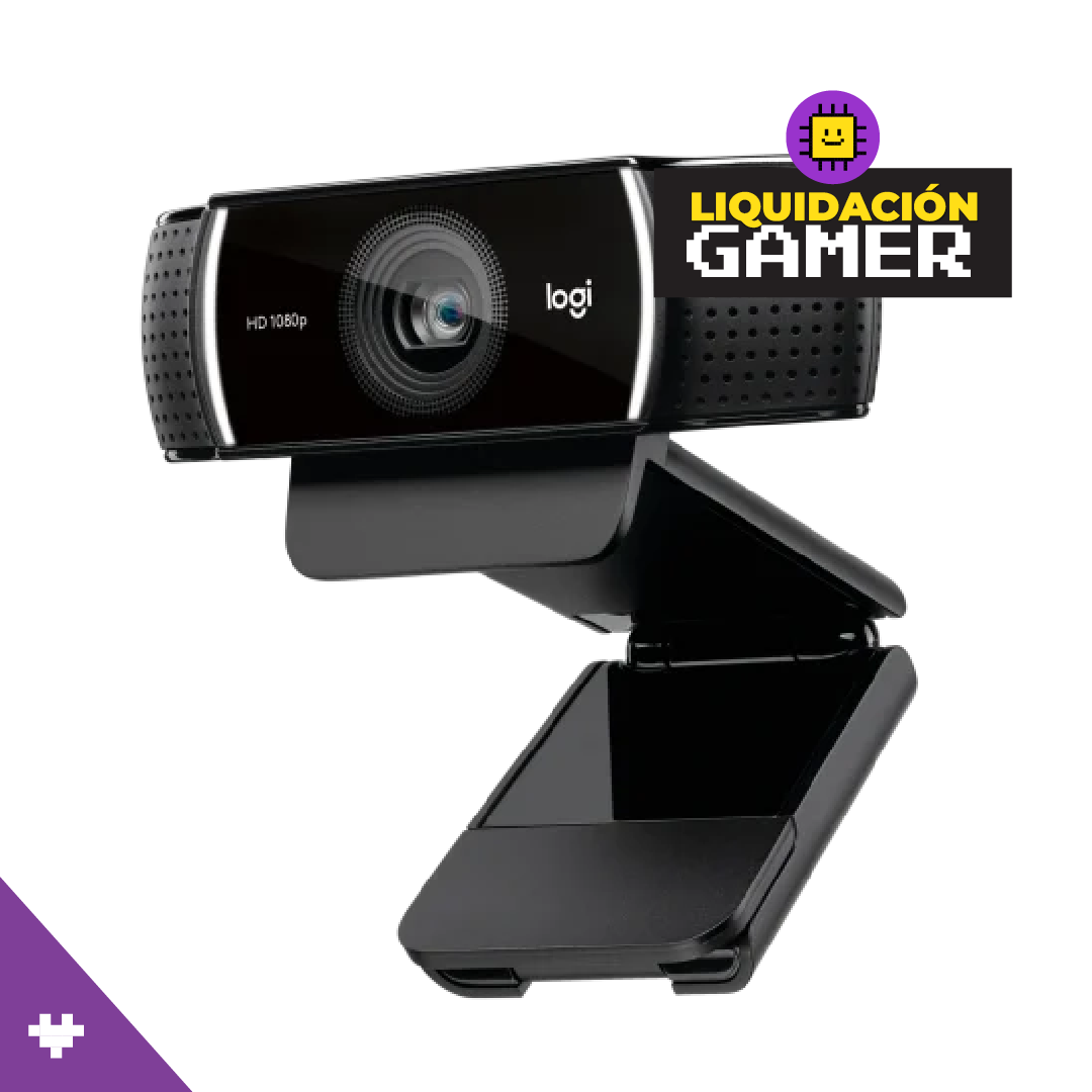 Cámara Logitech C922 Pro Stream FHD 1080p Color Black
