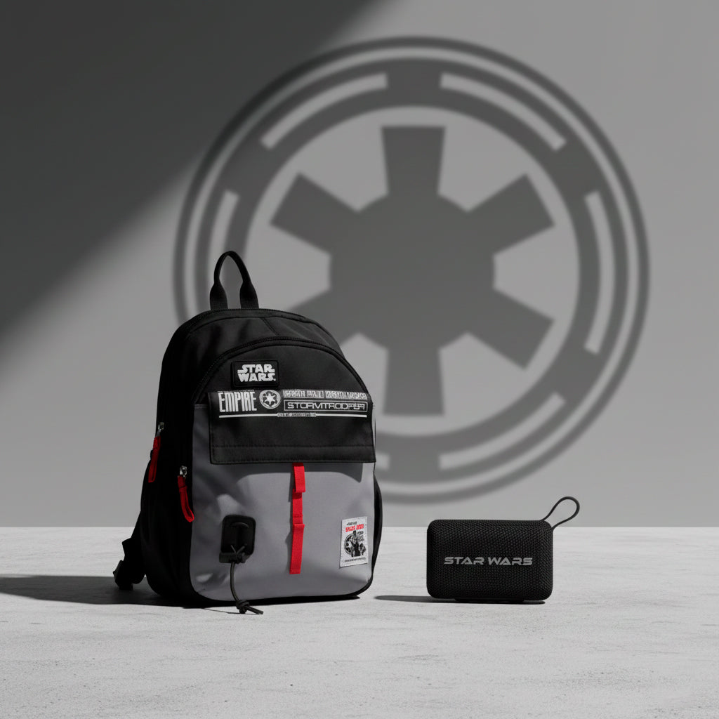COMBO STAR WARS 2 MOCHILA + PARLANTE