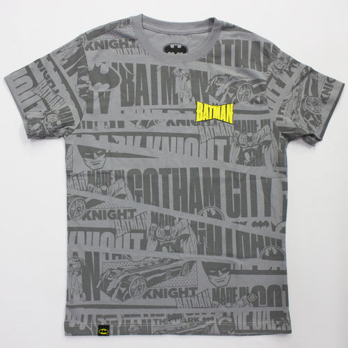 POLO MODA MC PLATA BATMAN