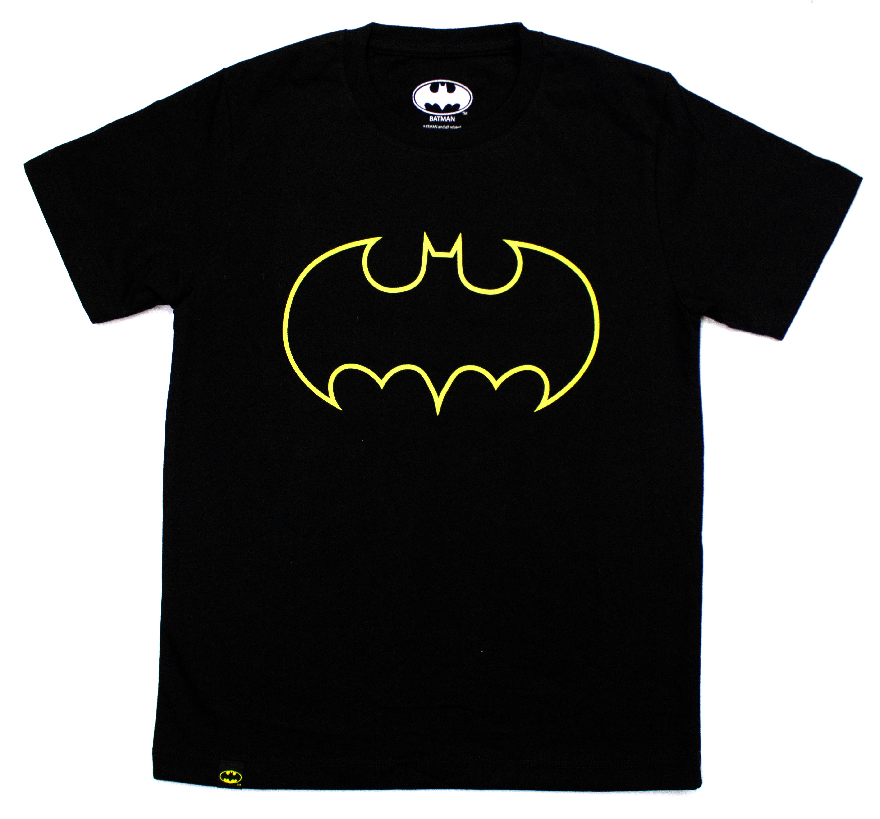 Polo Batman Color Negro para niños