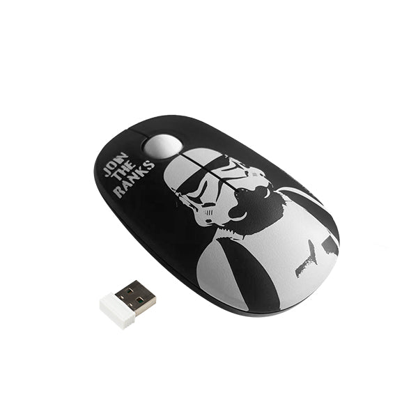 MOUSE STAR WARS COLOR NEGRO