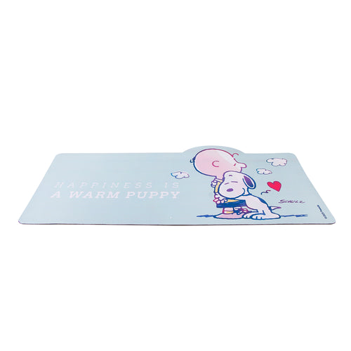 Mouse pad desk Snoopy celeste