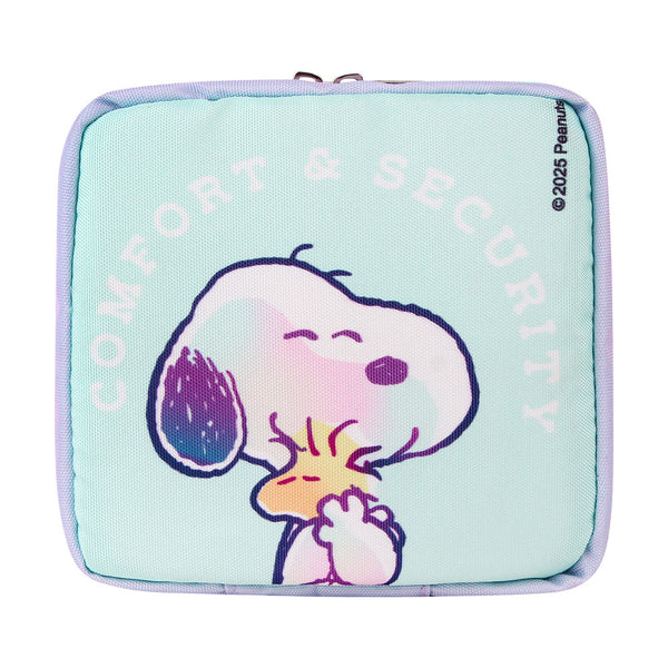 Estuche de cable Snoopy celeste
