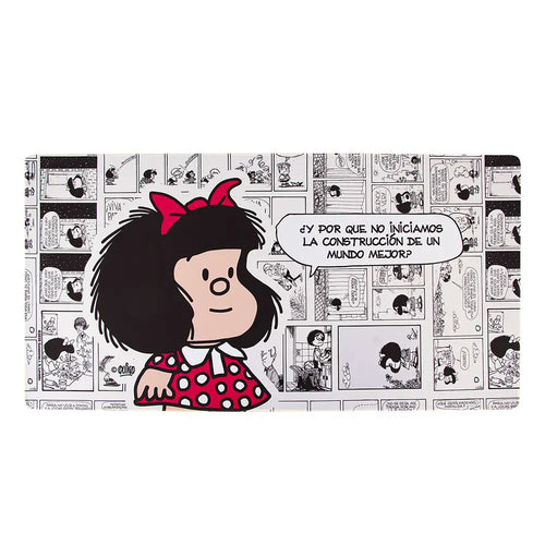 Mouse pad desk Mafalda gris