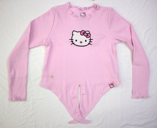 Polo Moda MC Rosado Hello Kitty