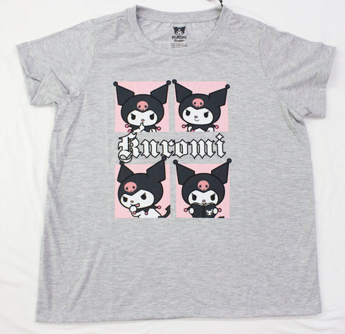 Polo Básico MC Negro Kuromi Niña