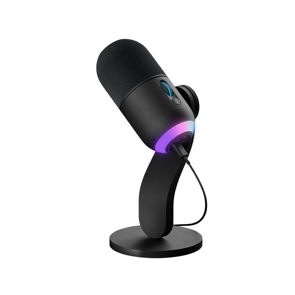 MICROFONO LOGITECH YETI GX SUPERCARDIOID USB P/STREAMING RGB LIGHTSYNC BLACK (988-000568)
