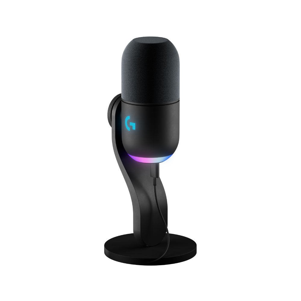 MICROFONO LOGITECH YETI GX SUPERCARDIOID USB P/STREAMING RGB LIGHTSYNC BLACK (988-000568)