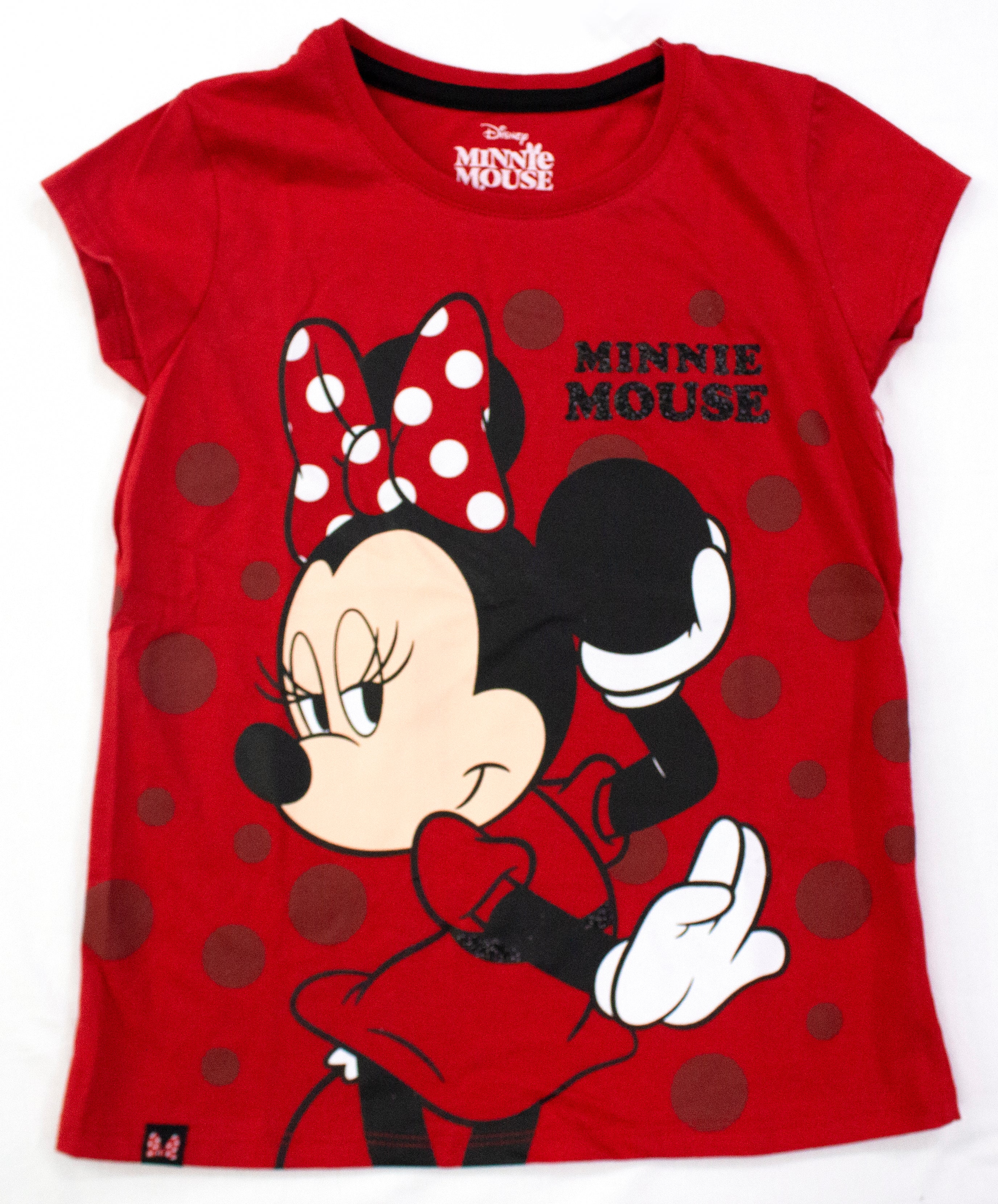 POLO BASICO MC ROJO MINNIE MOUSE