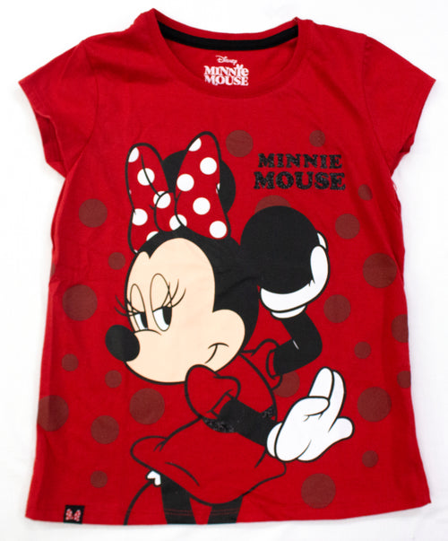 POLO BASICO MC ROJO MINNIE MOUSE