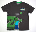 Polo Básico Manga Corta Minecraft Color Plomo