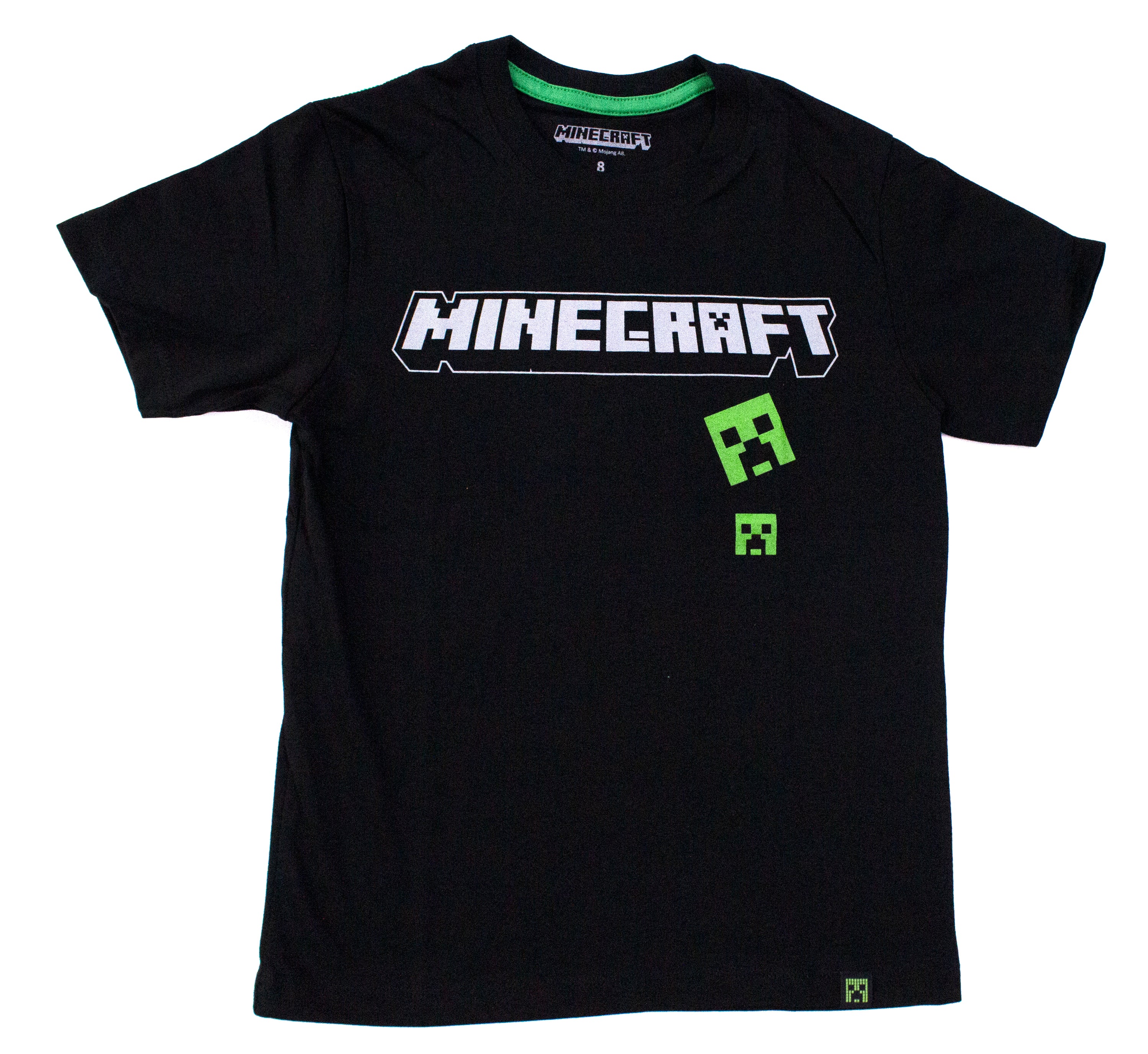 POLO BASICO MC NEGRO MINECRAFT