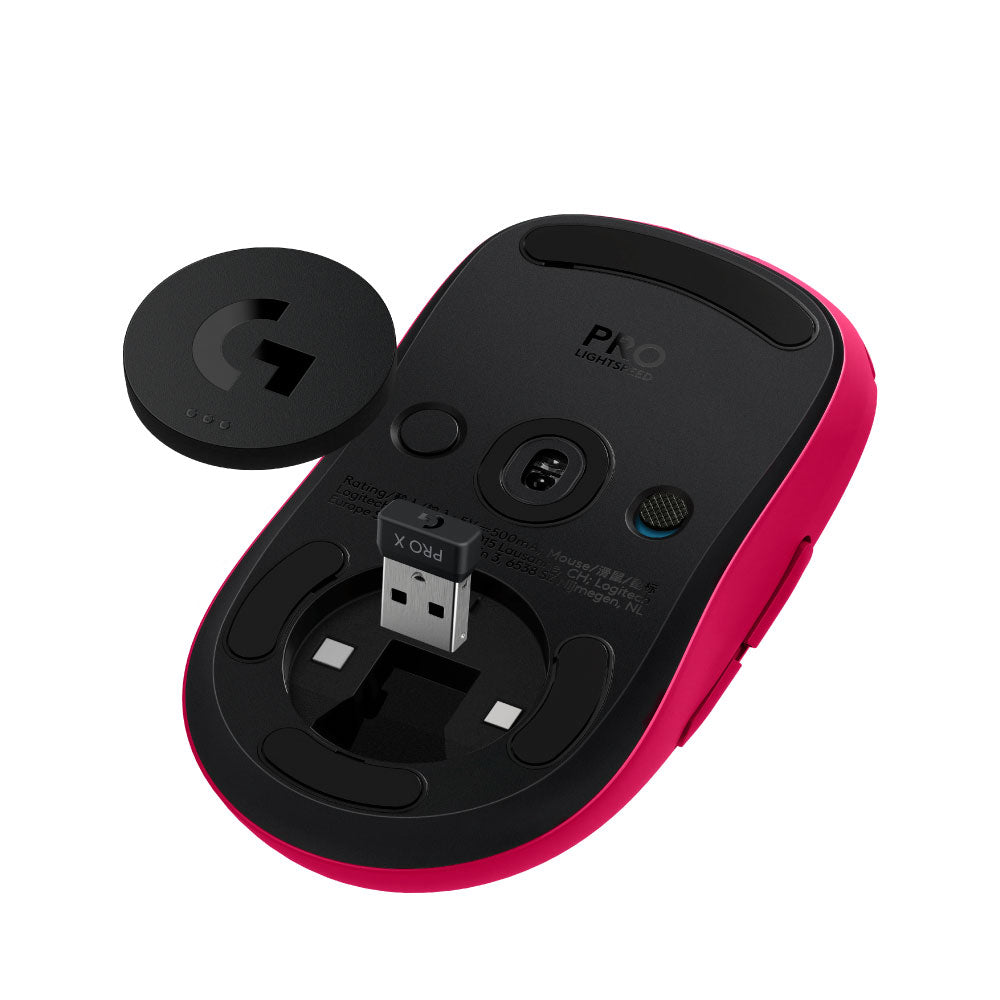 MOUSE LOGITECH G PRO 2 LIGTHSPEED WIRELESS HERO 2 44K LIGHTFORCE/LIGHTSYNC RGB MAGENTA (910-007291)