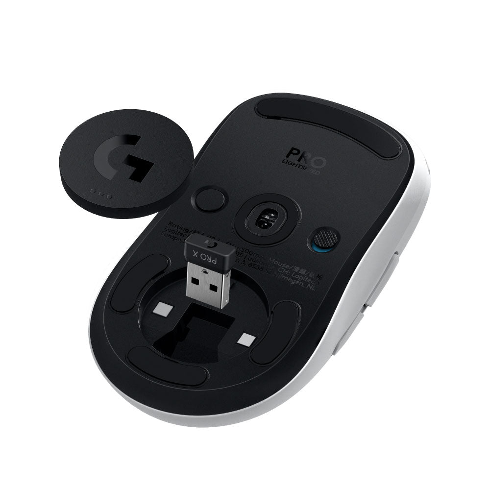 MOUSE LOGITECH G PRO 2 LIGTHSPEED WIRELESS HERO 2 44K LIGHTFORCE/LIGHTSYNC RGB WHITE (910-007290)